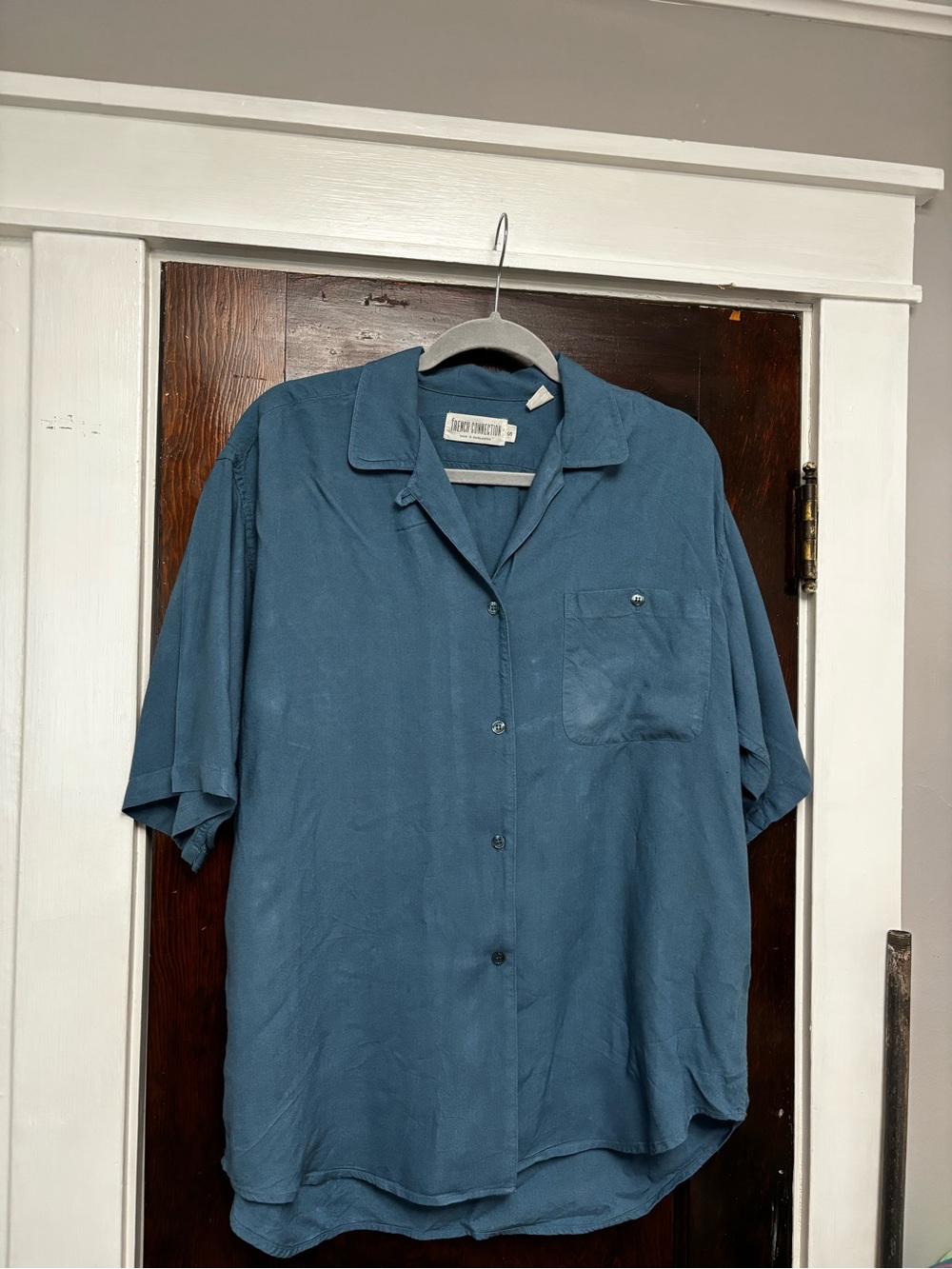 French Connection Men's Short-Sleeve Button-Down Shirt